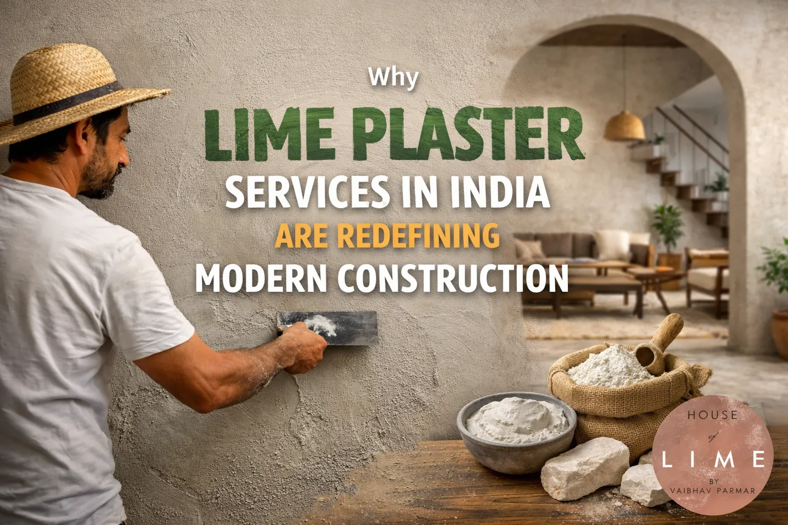 lime plaster feature