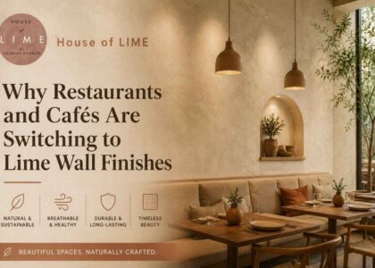 Restaurant And Cafe Are Switching to Lime Wall finish