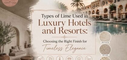Types of Lime used in Luxury Hotels and Resorts
