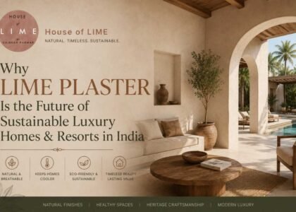 Why Lime PLaster is the future of Sustainalbe Luxury Home and Resorts in India